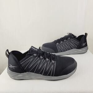 Reebok Work AstroRide steel toe black sneakers 9.5 men 11.5 women slip resistant